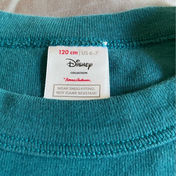 Hanna Andersson Disney Halloween glow in the dark pajamas size 6-7 - Picture 4 of 5